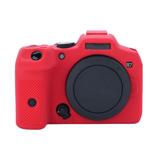 For Canon EOS R7 Soft Silicone Protective Case (Red) - Protective Case by PMC Jewellery | Online Shopping South Africa | PMC Jewellery | Buy Now Pay Later Mobicred