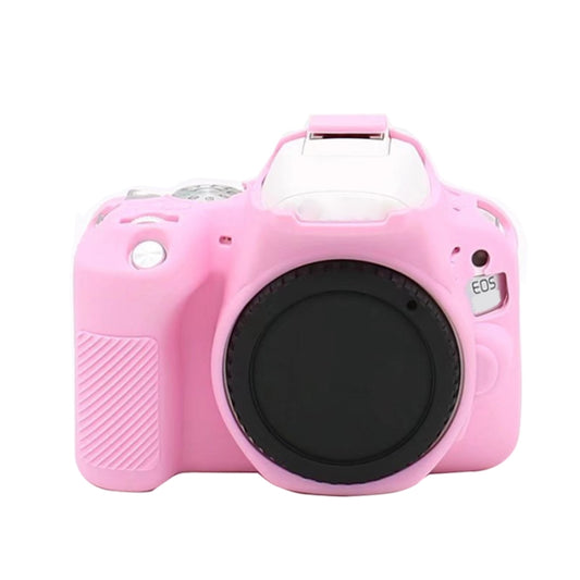 For Canon EOS 250D Soft Silicone Protective Case (Pink) - Protective Case by PMC Jewellery | Online Shopping South Africa | PMC Jewellery | Buy Now Pay Later Mobicred