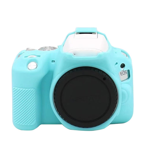 For Canon EOS 250D Soft Silicone Protective Case (Blue) - Protective Case by PMC Jewellery | Online Shopping South Africa | PMC Jewellery | Buy Now Pay Later Mobicred