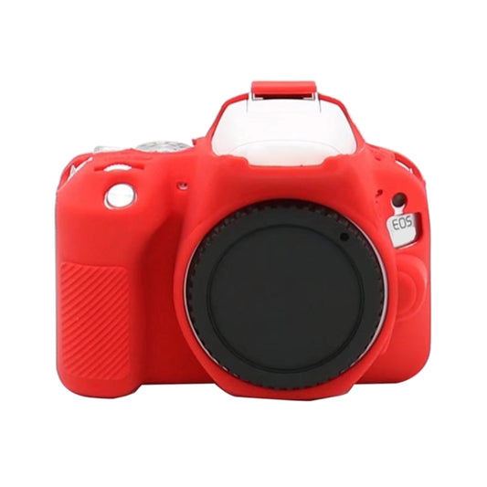 For Canon EOS 250D Soft Silicone Protective Case (Red) - Protective Case by PMC Jewellery | Online Shopping South Africa | PMC Jewellery | Buy Now Pay Later Mobicred