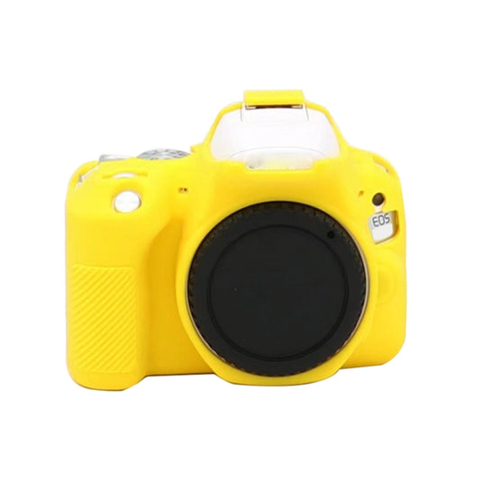 For Canon EOS 250D Soft Silicone Protective Case (Yellow) - Protective Case by PMC Jewellery | Online Shopping South Africa | PMC Jewellery | Buy Now Pay Later Mobicred