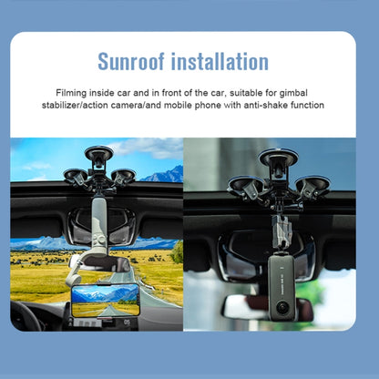 Big Triangle Direction Suction Cup Mount (Black) - Holder by STARTRC | Online Shopping South Africa | PMC Jewellery | Buy Now Pay Later Mobicred