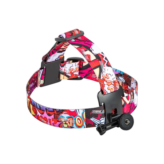 STARTRC Adjustable Head Strap Vlog FPV POV Mount Belt for GoPro, Insta360, DJI Osmo Action and Other Action Cameras(Red) - Head Belt by STARTRC | Online Shopping South Africa | PMC Jewellery | Buy Now Pay Later Mobicred