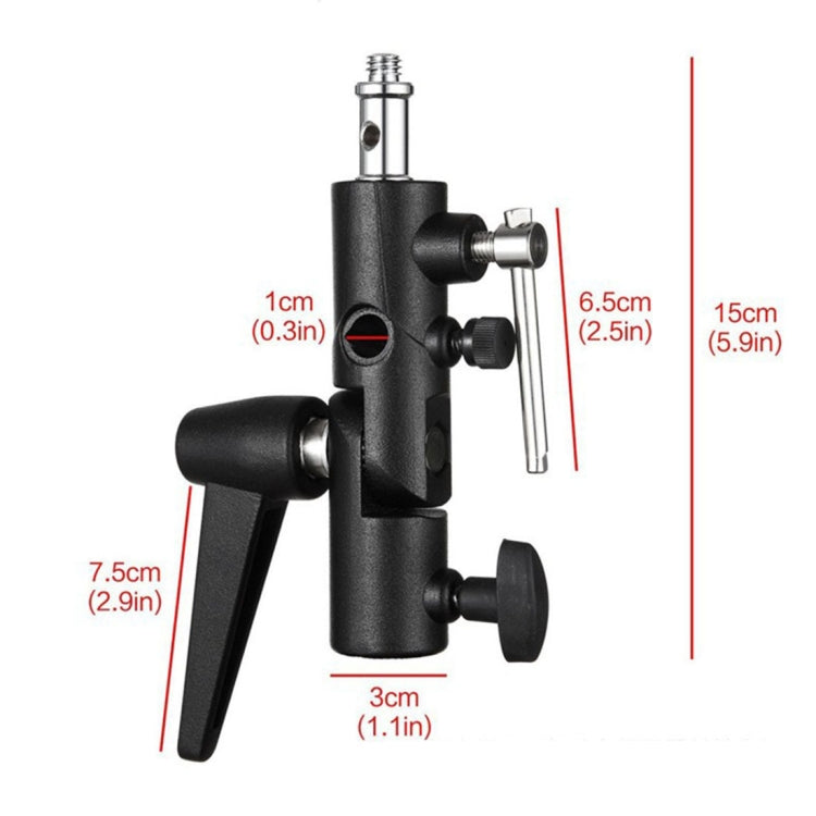H Type Multifunctional Flash Light Stand Umbrella Bracket, Max Load: 3kg - free shipping - PMC TechLife - Order now!
