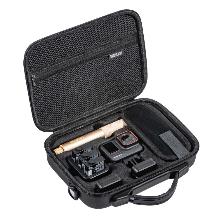 For Insta360 Ace / Ace Pro STARTRC Portable PU Storage Box Case (Black) - Case & Bags by STARTRC | Online Shopping South Africa | PMC Jewellery | Buy Now Pay Later Mobicred