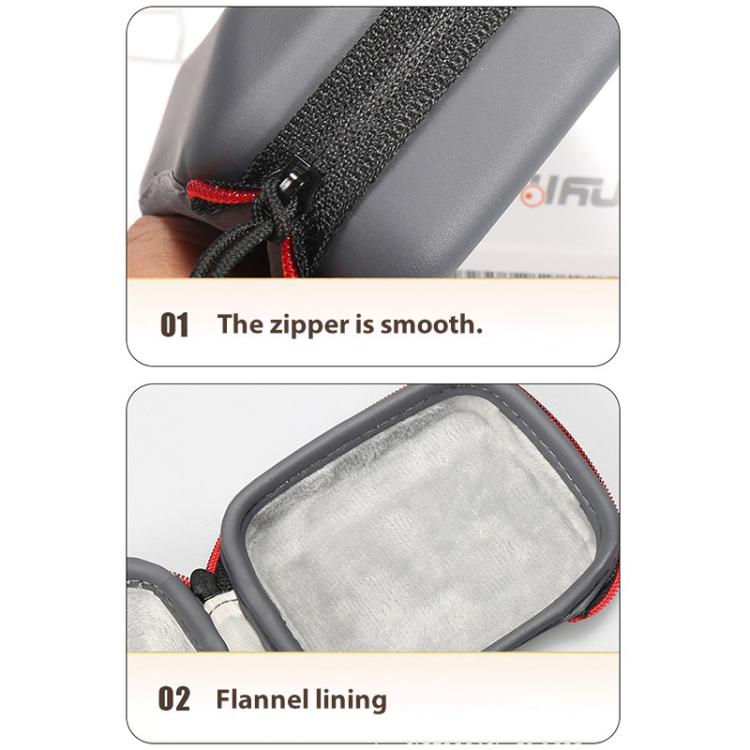 Portable Body Half Coverage Storage Box Bag for GoPro / DJI Action Camera (Grey) - free shipping - PMC TechLife - Order now!