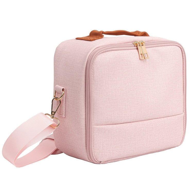 Portable Mini Printer Storage Bag For CP910/1200/1300 (Pink) - Strap Satchel by PMC TechLife | Online Shopping South Africa | PMC TechLife | Buy Now Pay Later Mobicred