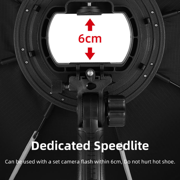 TRIOPO K65 65cm Speedlite Flash Octagon Parabolic Softbox Bowens Mount Diffuser for Speedlite - free shipping - PMC TechLife - Order now!