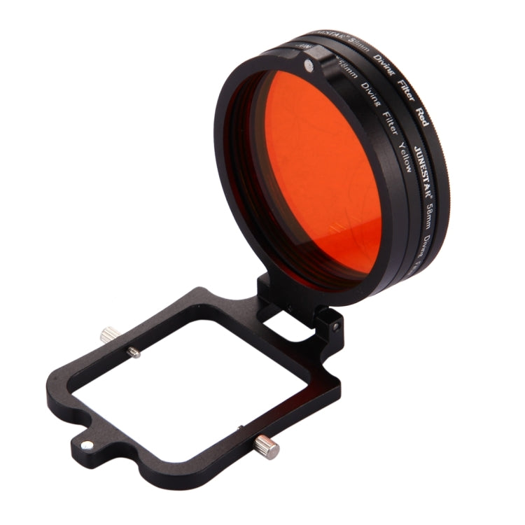 58mm Yellow + Red + Purple Diving Lens Filter for GoPro HERO7 Black/6 /5 - Lens Filter by PMC Jewellery | Online Shopping South Africa | PMC Jewellery | Buy Now Pay Later Mobicred