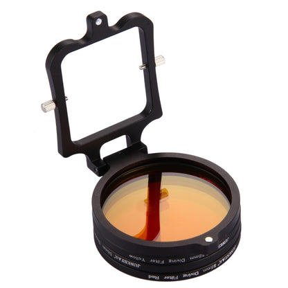 58mm Yellow + Red + Purple Diving Lens Filter for GoPro HERO7 Black/6 /5 - Lens Filter by PMC Jewellery | Online Shopping South Africa | PMC Jewellery | Buy Now Pay Later Mobicred