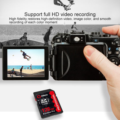 eekoo 128GB High Speed Class 10 SD Memory Card for All Digital Devices with SD Card Slot - SD Card by eekoo | Online Shopping South Africa | PMC Jewellery | Buy Now Pay Later Mobicred