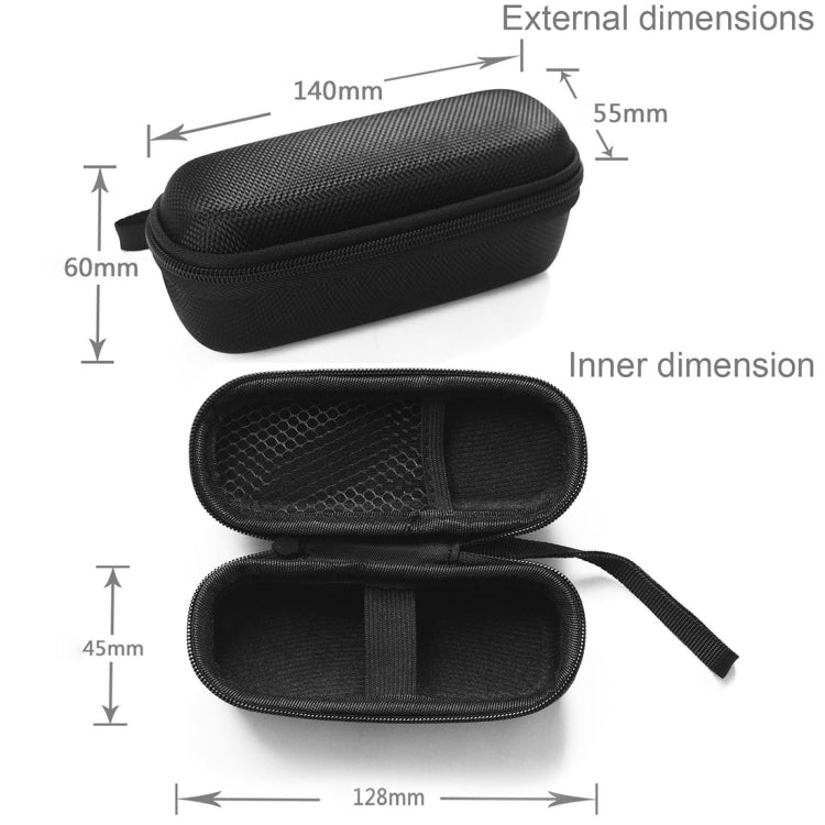 2 PCS Sports Panoramic Camera Camera Protective Bag for Insta360 ONE X, Size: 14cm x 6cm x 5.5cm(Black) - Case & Bags by PMC Jewellery | Online Shopping South Africa | PMC Jewellery | Buy Now Pay Later Mobicred