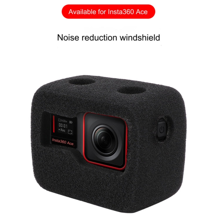 For Insta360 Ace Sponge Foam Windshield Housing Case (Black) - free shipping - PMC TechLife - Order now!