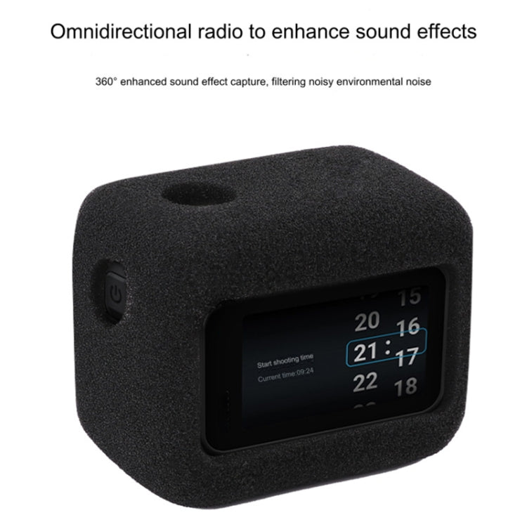 For Insta360 Ace Pro Sponge Foam Windshield Housing Case (Black) - Case & Bags by PMC TechLife | Online Shopping South Africa | PMC TechLife | Buy Now Pay Later Mobicred