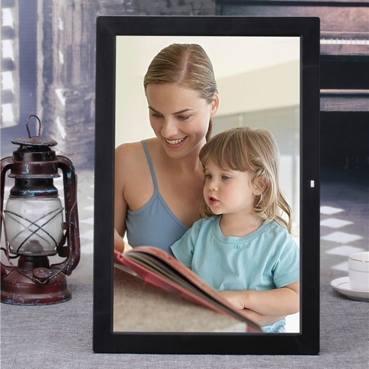 15.4 inch LED Digital Photo Frame with Remote Control, MP3 / MP4 / Movie Player, Support USB / SD Card Input, Built in Stereo Speaker (Black) - 11-15 inch by PMC Jewellery | Online Shopping South Africa | PMC Jewellery | Buy Now Pay Later Mobicred