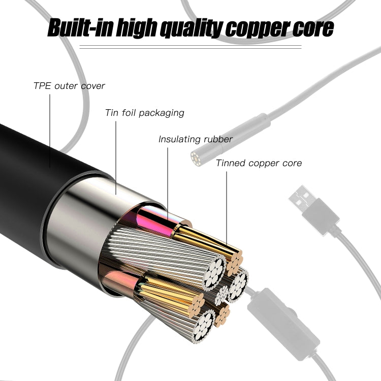 P20 4.3 Inch Screen Display HD1080P Inspection Endoscope with 8 LEDs, Length: 2m, Lens Diameter: 8mm, Mild Line -  by PMC Jewellery | Online Shopping South Africa | PMC Jewellery | Buy Now Pay Later Mobicred