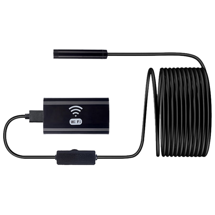 F99 HD Mobile Phone Endoscope, 8mm Waterproof Pipe Endoscope, Wifi Version, Flexible Cord, Length: 10m (Black) -  by PMC Jewellery | Online Shopping South Africa | PMC Jewellery | Buy Now Pay Later Mobicred