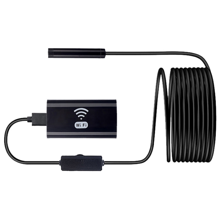 F99 HD Mobile Phone Endoscope, 8mm Waterproof Pipe Endoscope, Wifi Version, Hardwire, Length: 5m (Black) -  by PMC Jewellery | Online Shopping South Africa | PMC Jewellery | Buy Now Pay Later Mobicred