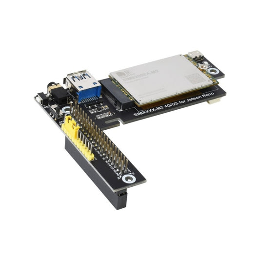 Waveshare SIM8200EA-M2 5G Snapdragon X55 Multi Mode Multi Band 5G/4G/3G Module Expand Board for Jetson Nano, US Plug - Modules Expansions Accessories by WAVESHARE | Online Shopping South Africa | PMC Jewellery | Buy Now Pay Later Mobicred