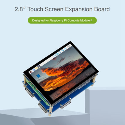 Waveshare 2.8 inch Touch Screen Expansion Fully Laminated Display For Raspberry Pi CM4 - Modules Expansions Accessories by WAVESHARE | Online Shopping South Africa | PMC Jewellery | Buy Now Pay Later Mobicred