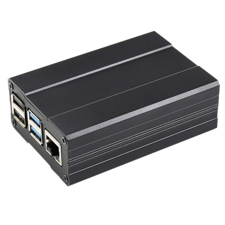 Waveshare Aluminum Chamfered Design Case for Raspberry Pi 4B - Other Accessories by WAVESHARE | Online Shopping South Africa | PMC TechLife | Buy Now Pay Later Mobicred