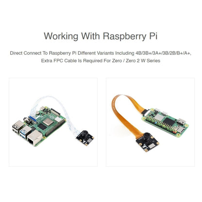 Waveshare OV9281-120 1MP Mono Camera Module for Raspberry Pi, Global Shutter - Modules Expansions Accessories by WAVESHARE | Online Shopping South Africa | PMC Jewellery | Buy Now Pay Later Mobicred