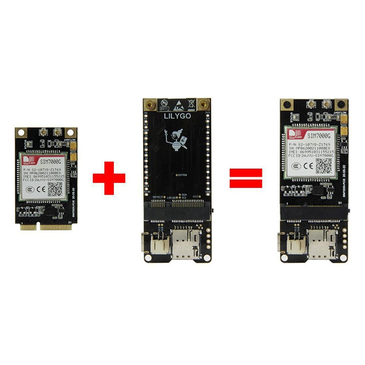 TTGO T-PCIE ESP32-WROVER-B AXP192 Chip WiFi Bluetooth Nano Card SIM Series Module Hardware Composable Development Board, SIM7600SA-PCIE - Module by TTGO | Online Shopping South Africa | PMC Jewellery | Buy Now Pay Later Mobicred