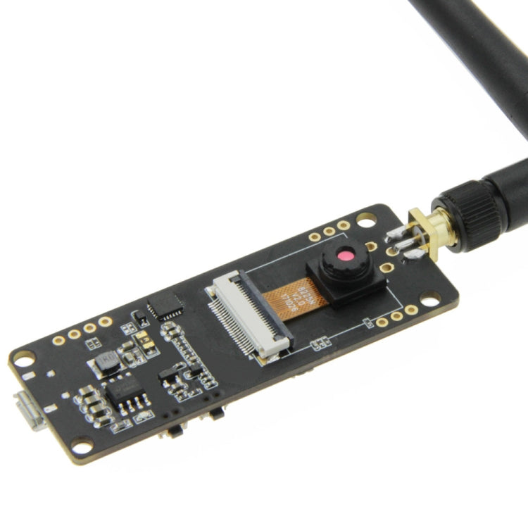 TTGO T-Journal Lens Camera Module OV2640 SMA WiFi 0.91 OLED Development Board with 3dbi Antenna - Module by TTGO | Online Shopping South Africa | PMC Jewellery | Buy Now Pay Later Mobicred