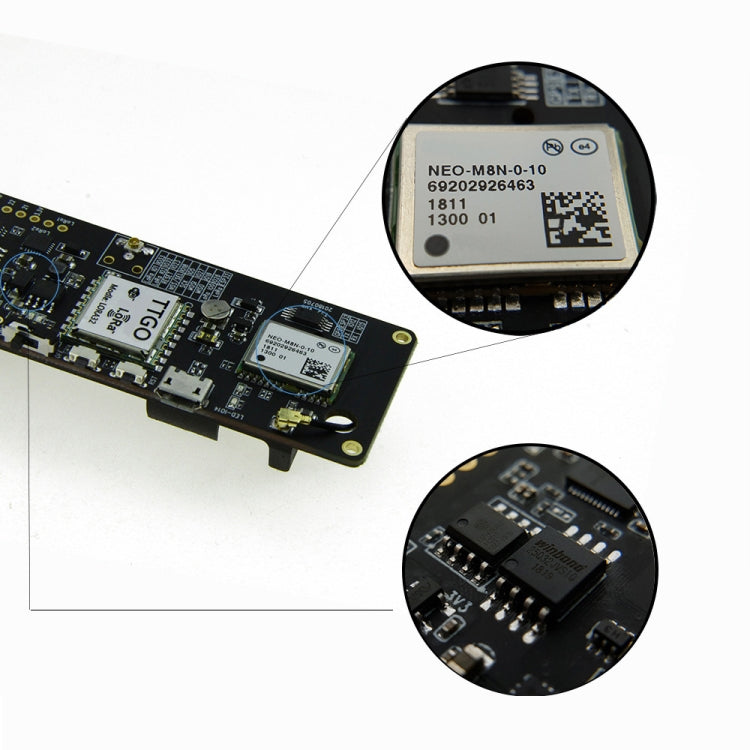 TTGO T-Beam ESP32 Bluetooth WiFi Module 868MHz GPS NEO-M8N LORA 32 Module with Antenna & 18650 Battery Holder - Module by TTGO | Online Shopping South Africa | PMC Jewellery | Buy Now Pay Later Mobicred