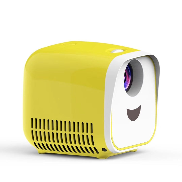 L1 Children Projector Mini LED Portable Home Speaker Projector, AU Plug(Yellow) - LED Projector by PMC Jewellery | Online Shopping South Africa | PMC Jewellery | Buy Now Pay Later Mobicred