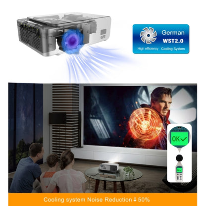 T6 3500ANSI Lumens 1080P LCD Mini Theater Projector, Standard Version, EU Plug (Red) - LED Projector by PMC Jewellery | Online Shopping South Africa | PMC Jewellery | Buy Now Pay Later Mobicred