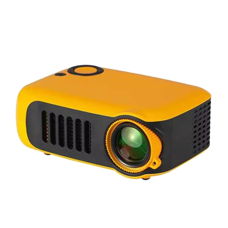 A2000 1080P Mini Portable Smart Projector Children Projector, EU Plug(Yellow) - Mini Projector by PMC Jewellery | Online Shopping South Africa | PMC Jewellery | Buy Now Pay Later Mobicred