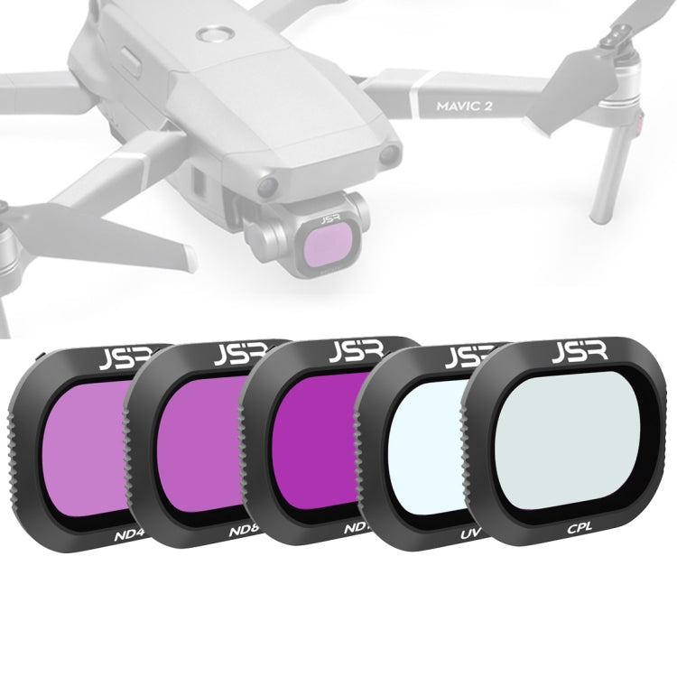 JSR Drone 5 in 1 UV+CPL+ND4+ND8+ND16 Lens Filter for DJI MAVIC 2 Pro - free shipping - PMC TechLife - Order now!