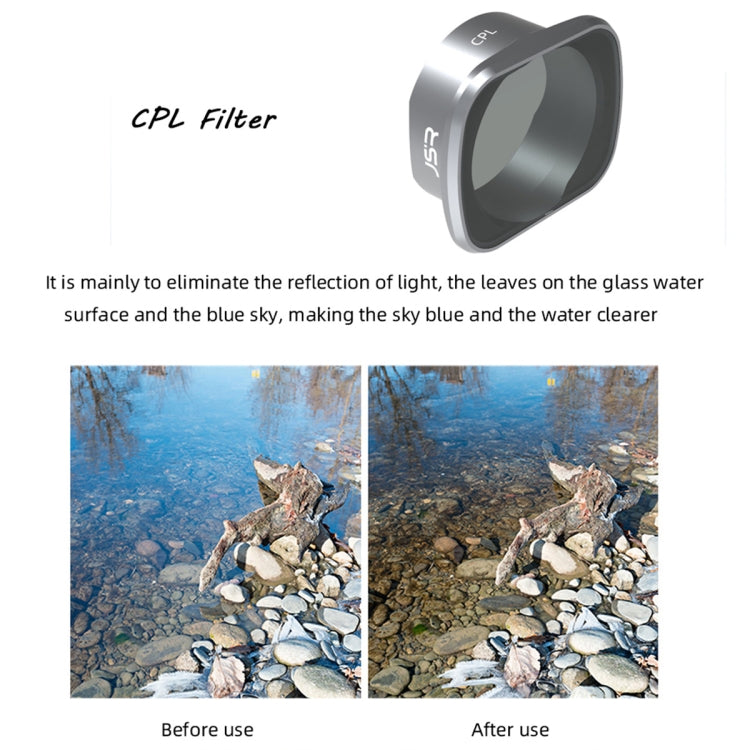 JSR KS 3 in 1 ND8+ND16+CPL Lens Filter for DJI FPV, Aluminum Alloy Frame - free shipping - PMC TechLife - Order now!