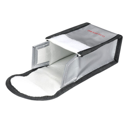 RCSTQ for DJI FPV Combo Battery Li-Po Safe Explosion-proof Storage Bag(Silver) - Case & Bags by RCSTQ | Online Shopping South Africa | PMC Jewellery | Buy Now Pay Later Mobicred