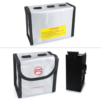 RCSTQ for DJI FPV Combo Battery Li-Po Safe Explosion-proof Storage Bag(Silver) - Case & Bags by RCSTQ | Online Shopping South Africa | PMC Jewellery | Buy Now Pay Later Mobicred