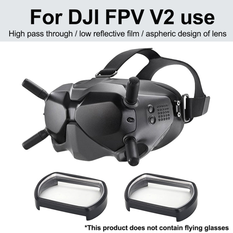 RCSTQ 2 PCS 250 Degree Myopia Glasses Lens Vision Correction Aspherical Lens for DJI FPV Goggles V2 - free shipping - PMC TechLife - Order now!