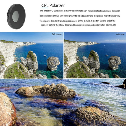 JSR CPL Lens Filter For DJI Osmo Action 3 -  by JSR | Online Shopping South Africa | PMC Jewellery | Buy Now Pay Later Mobicred