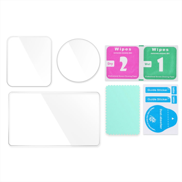 For DJI Osmo Action 3 3-in-1 Lens Front and Back Screen Diamond Explosion-proof Film - Protective Film & Stickers by PMC TechLife | Online Shopping South Africa | PMC TechLife | Buy Now Pay Later Mobicred