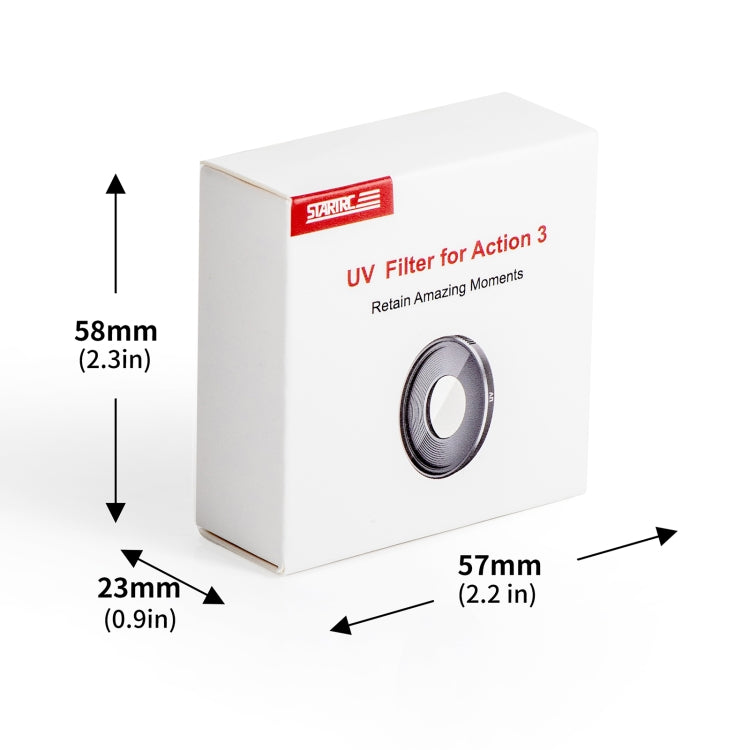 For DJI Action 3 STARTRC UV Lens Filter -  by STARTRC | Online Shopping South Africa | PMC Jewellery | Buy Now Pay Later Mobicred