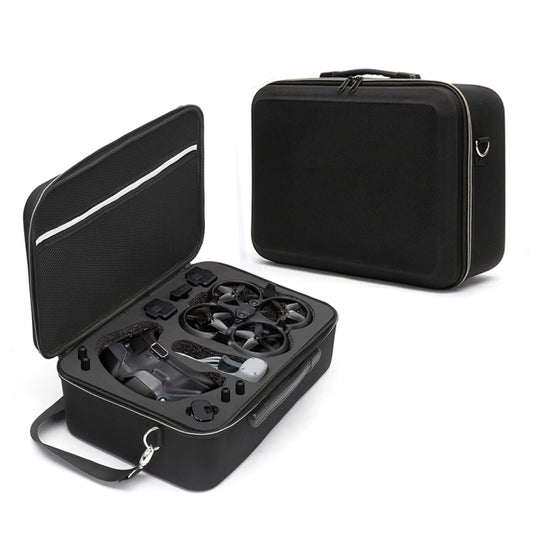 For DJI Avata Shockproof Large Carrying Hard Case Shoulder Storage Bag, Size: 38 x 28 x 15cm(Black) -  by PMC Jewellery | Online Shopping South Africa | PMC Jewellery | Buy Now Pay Later Mobicred