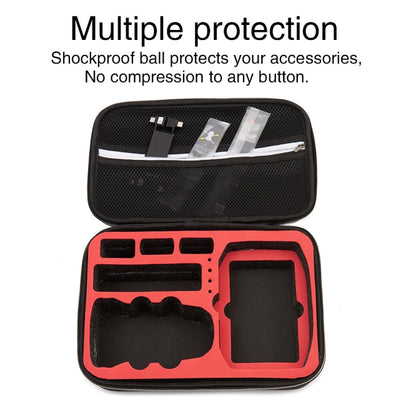 For DJI Mini 2 SE Shockproof Carrying Hard Case Storage Bag, Size: 21.5 x 29.5 x 10cm (Black Black) -  by PMC Jewellery | Online Shopping South Africa | PMC Jewellery | Buy Now Pay Later Mobicred