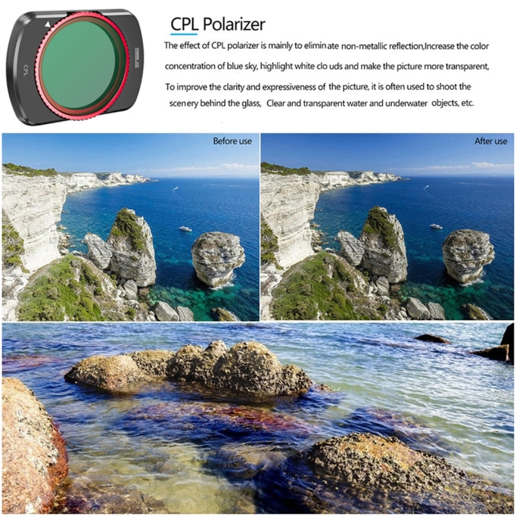 For DJI OSMO Pocket 3 STARTRC CPL Lens Filter - Lens Accessories by STARTRC | Online Shopping South Africa | PMC TechLife | Buy Now Pay Later Mobicred