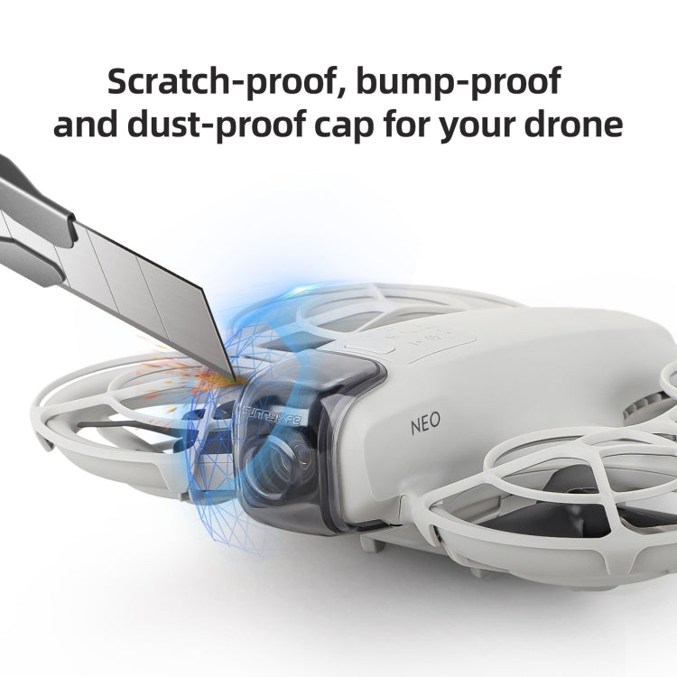 For DJI Neo Sunnylife Integrated Gimbal Protector Camera Lens Cover (Clear Grey) - free shipping - PMC TechLife - Order now!