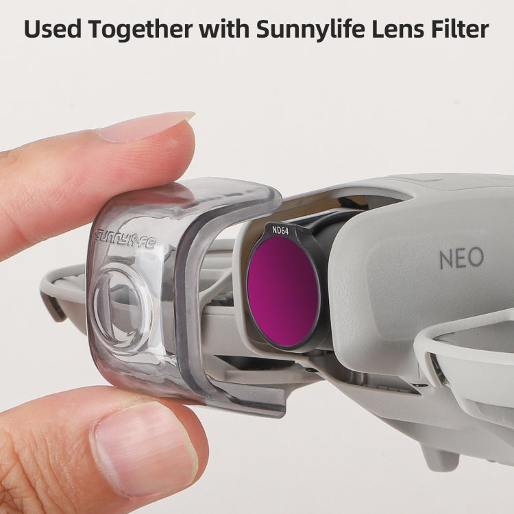 For DJI Neo Sunnylife Integrated Gimbal Protector Camera Lens Cover (Clear Grey) - free shipping - PMC TechLife - Order now!