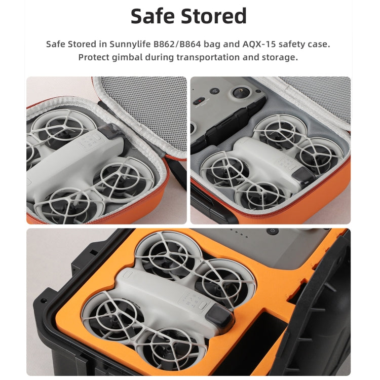 For DJI Neo Sunnylife Integrated Gimbal Protector Camera Lens Cover (Clear Grey) - free shipping - PMC TechLife - Order now!