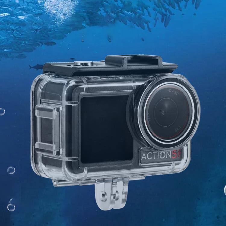 For DJI Osmo Action 5 Pro / 3 / 4 STARTRC 40m Underwater Waterproof Housing Diving Case (Transparent) - free shipping - PMC TechLife - Order now!