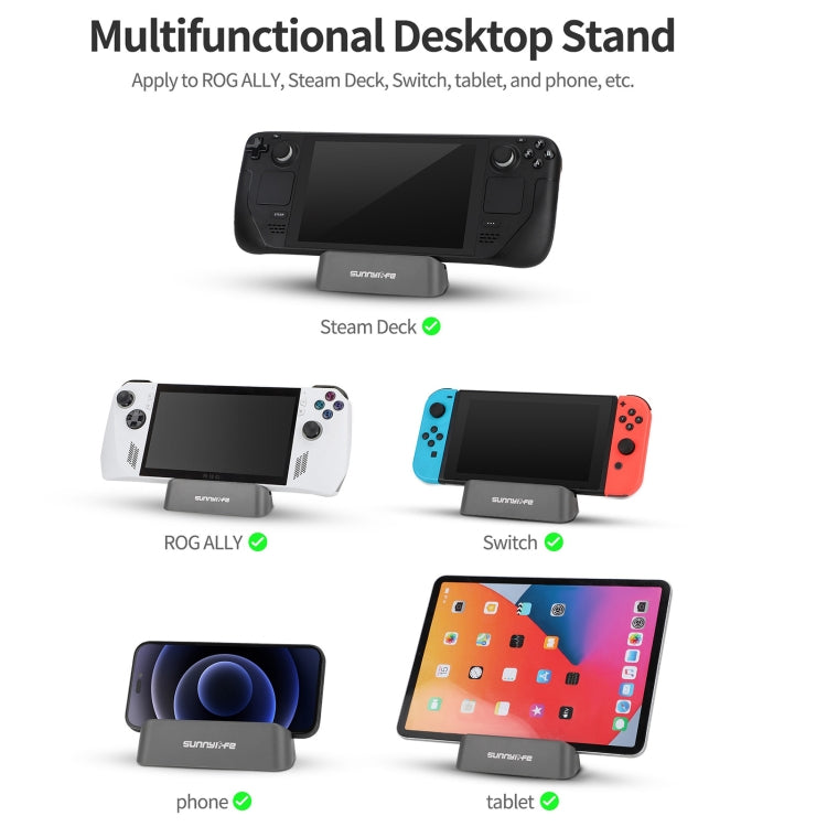 Sunnylife DZ766 Drone Remote Control Display Base Stand (Grey) - Holder Series by Sunnylife | Online Shopping South Africa | PMC TechLife | Buy Now Pay Later Mobicred