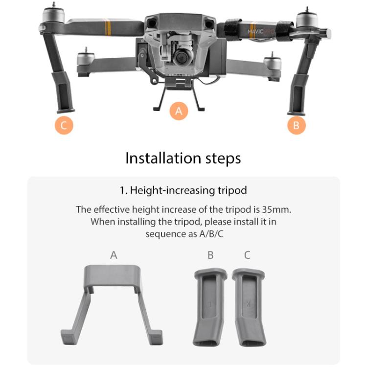 For DJI Mavic Pro BRDRC Air-Dropping System Thrower Parabolic (Grey) - free shipping - PMC TechLife - Order now!