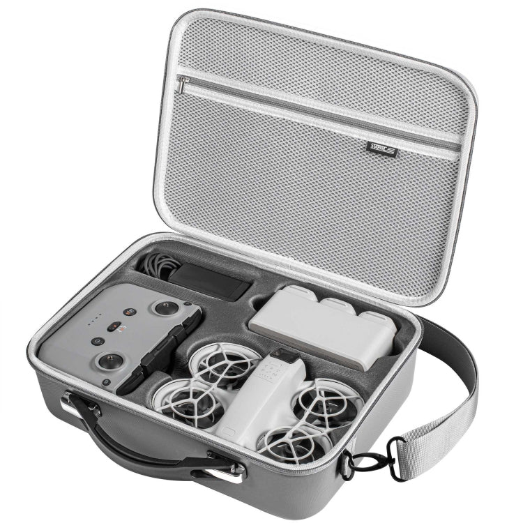 For DJI Neo STARTRC Shoulder PU Storage Bag Handbag (Grey) - free shipping - PMC TechLife - Order now!